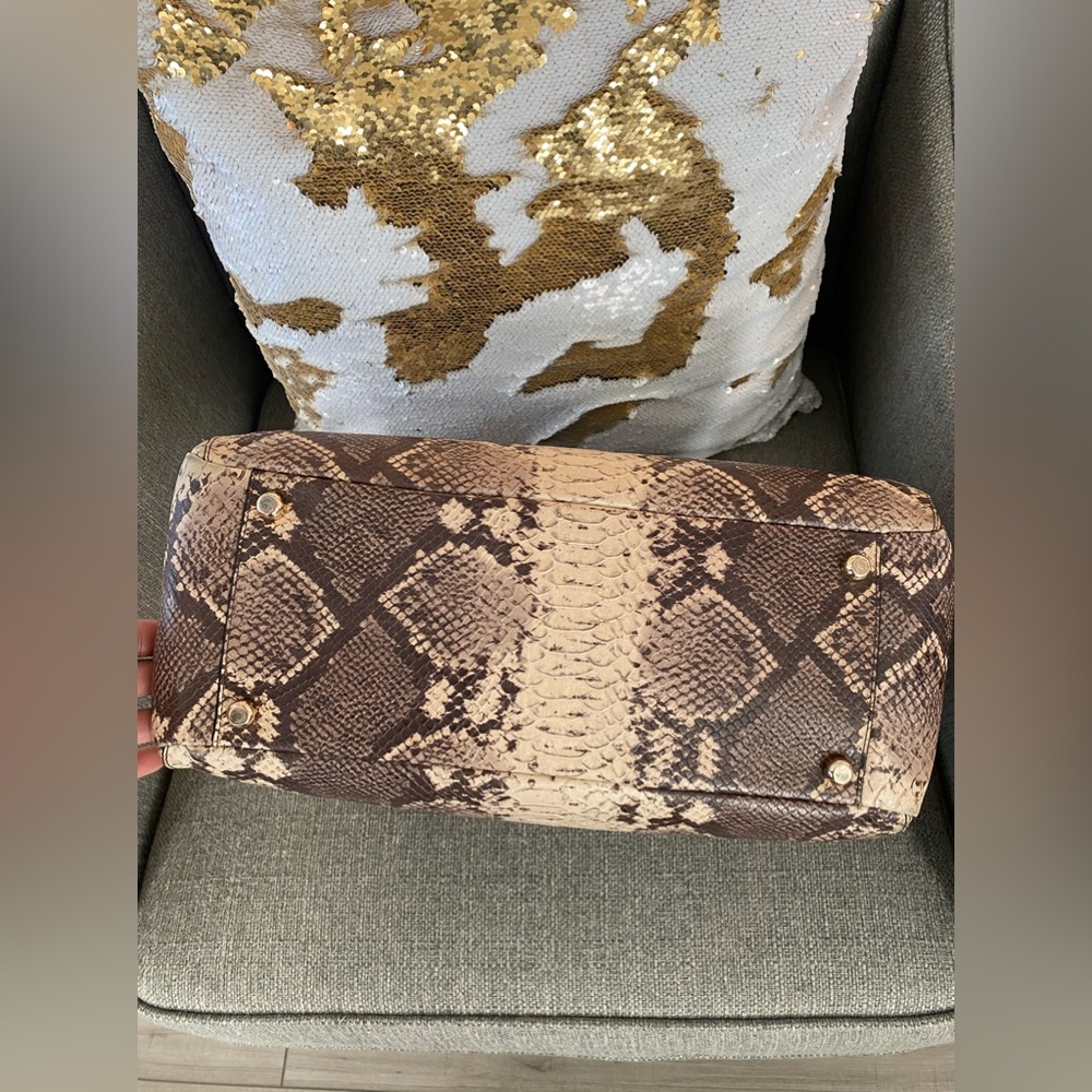 Coach Morgan Satchel In Python Snakeskin Embossed… - image 3